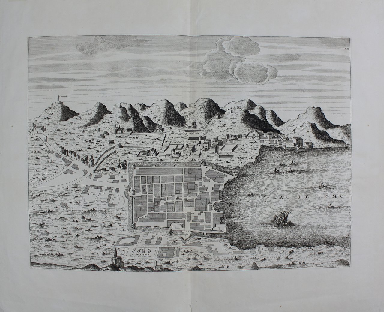 MORTIER PIERRE. La ville de Como. Amsterdam, Mortier, 1705. | Immagine principale