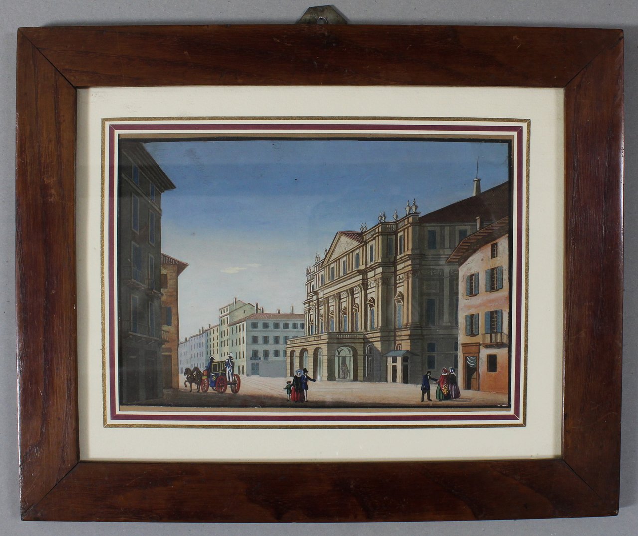 NAYMILLER FILIPPO. Veduta dell'I. R. Teatro alla Scala in Milano. … | Immagine principale