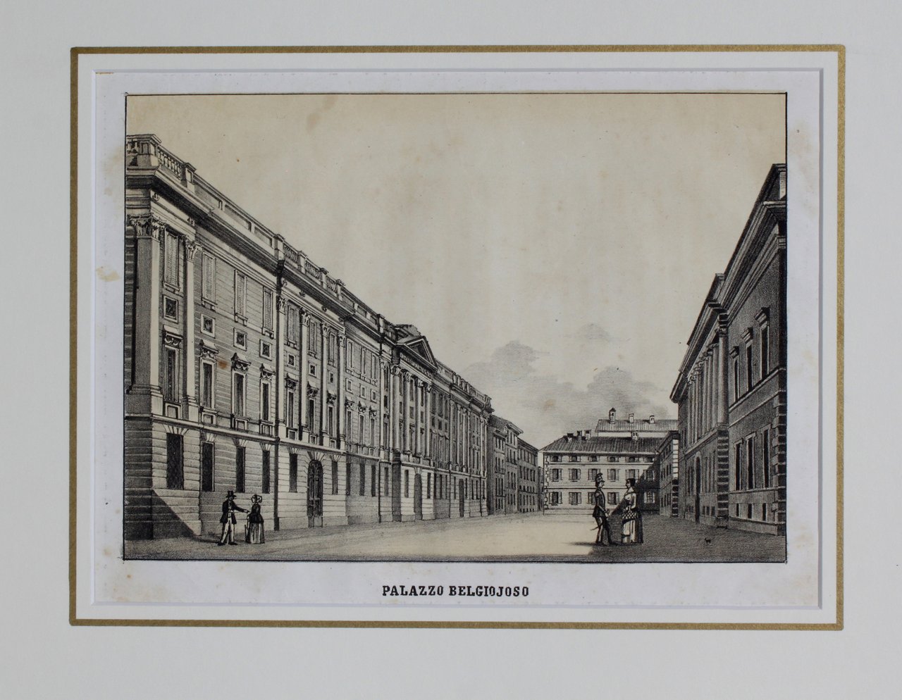 Palazzo Belgiojoso. Milano, Giuseppe Ramazzotti e Luigi Bezzera, 1852. | Immagine principale