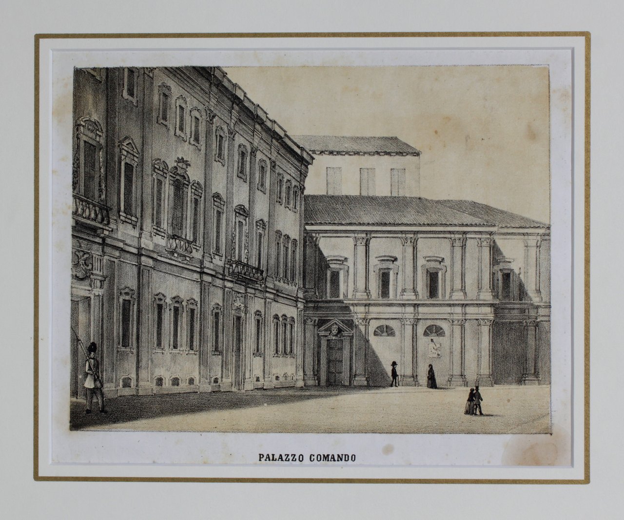 Palazzo del Comando. Milano, Giuseppe Ramazzotti e Luigi Bezzera, 1852. | Immagine principale