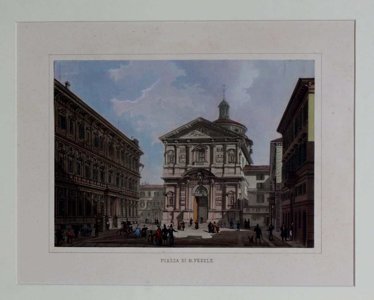 RUPP LADISLAUS - BRAMATI GIUSEPPE. Piazza S. Fedele. Milano, Andrea … | Immagine principale