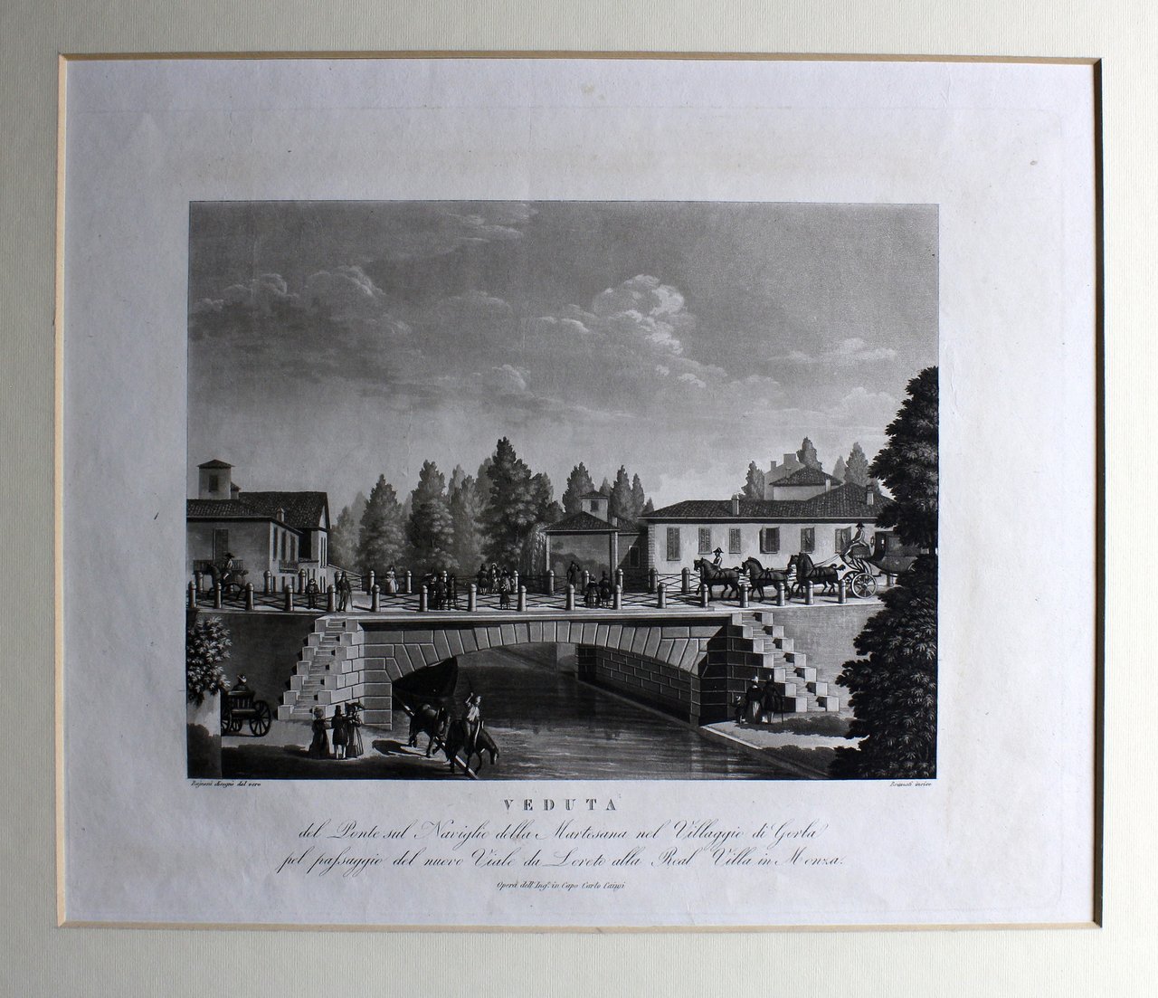 RAJNONI GIACOMO - BRAMATI (?). Veduta del Ponte sul N … | Immagine principale