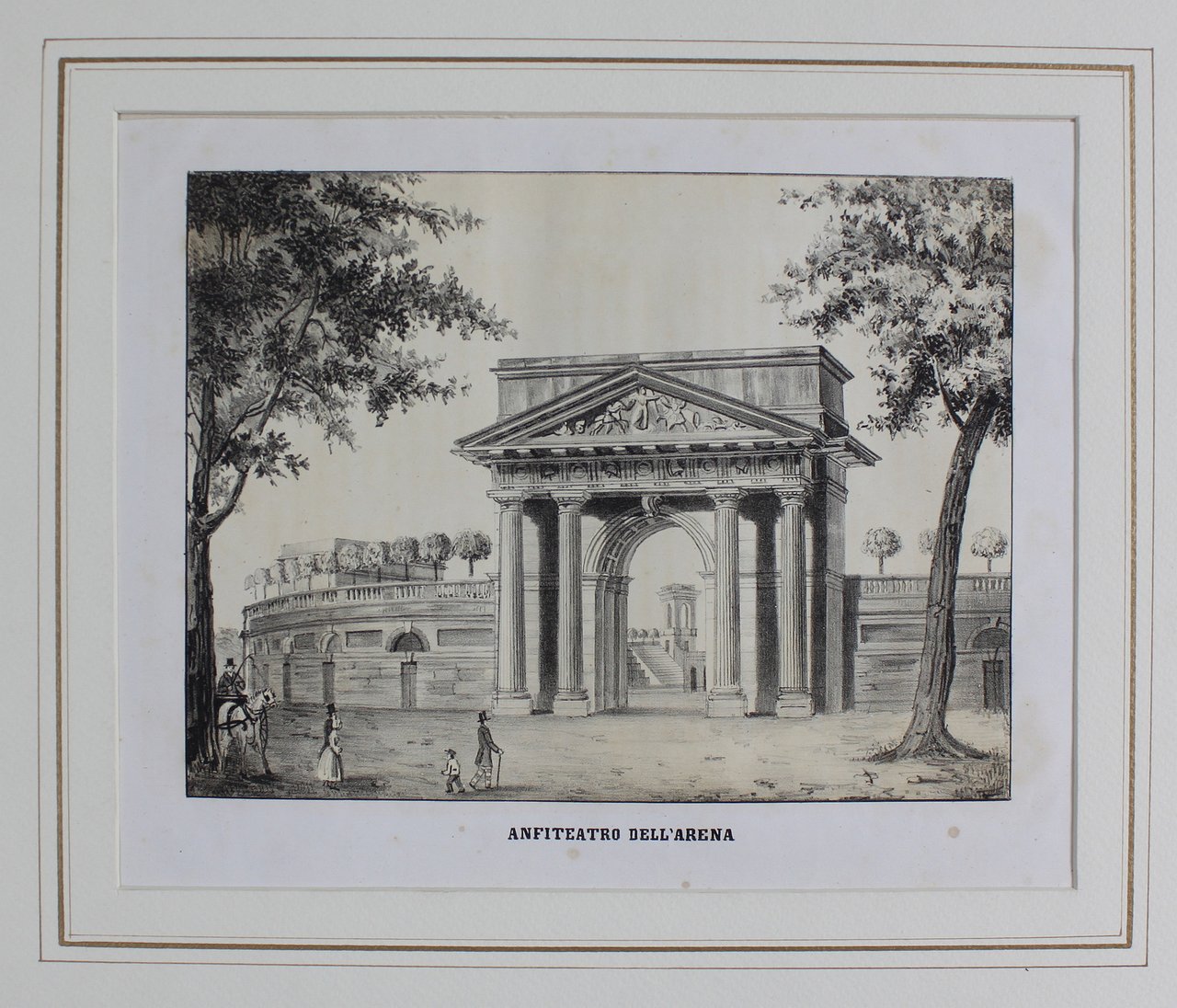 RAMAZZOTTI GIUSEPPE - BEZZERA LUIGI. Anfiteatro dell'Arena. Milano, Giuseppe Ramazzotti … | Immagine principale