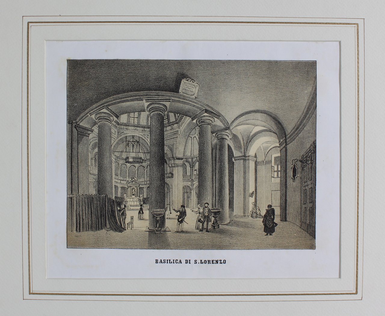 RAMAZZOTTI GIUSEPPE - BEZZERA LUIGI. Basilica di S. Lorenzo. Milano, … | Immagine principale