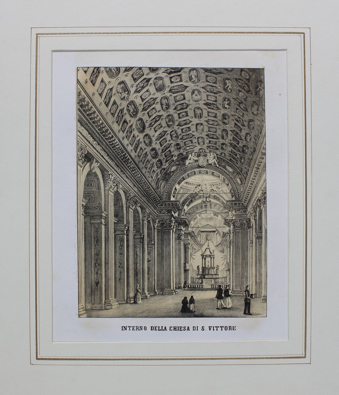 RAMAZZOTTI GIUSEPPE - BEZZERA LUIGI. Interno della chiesa di S. … | Immagine principale