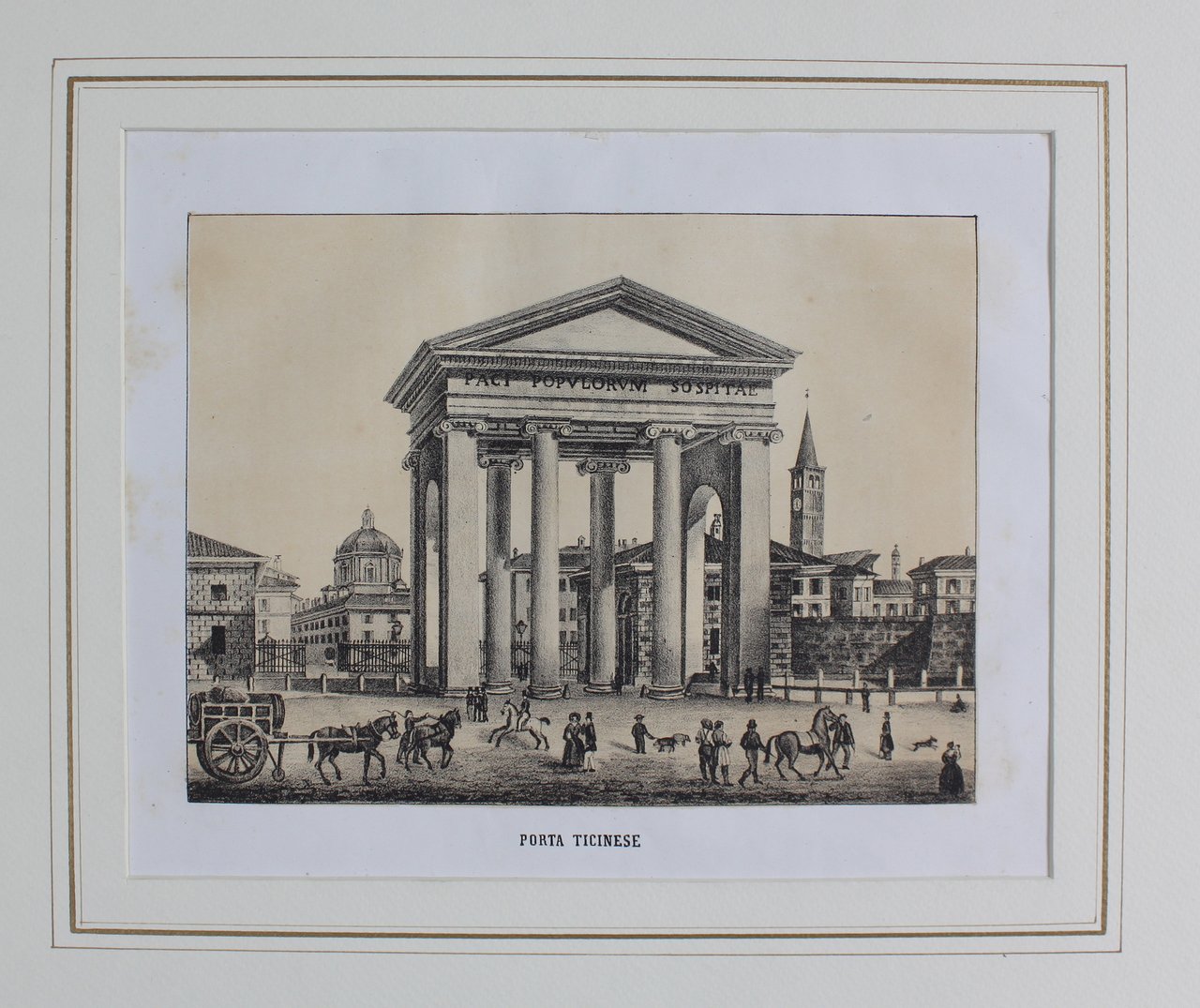 RAMAZZOTTI GIUSEPPE - BEZZERA LUIGI. Porta Ticinese. Milano, Giuseppe Ramazzotti … | Immagine principale
