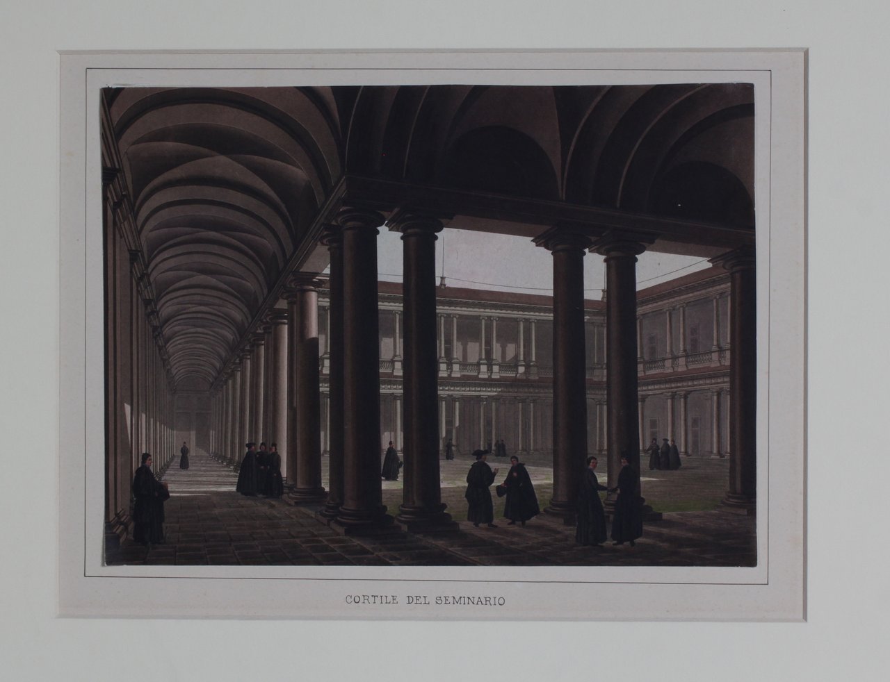 RUPP LADISLAUS - BRAMATI GIUSEPPE. Cortile del Seminario. Milano, Andrea … | Immagine principale