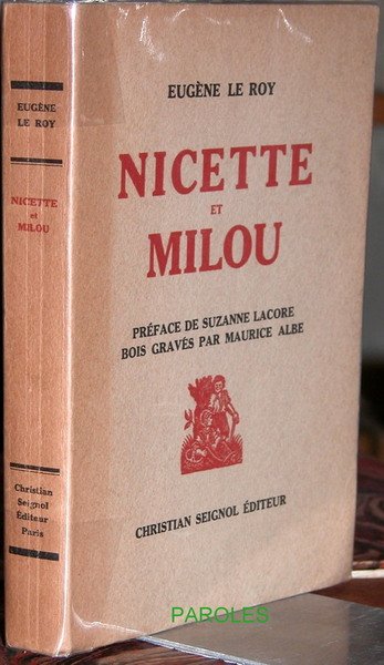 Nicette et Milou [+ suite des bois gravés].