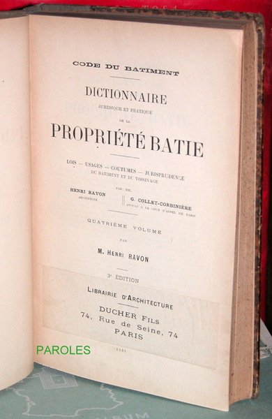 Code du bâtiment - Dictionnaire juridique et pratique de la …