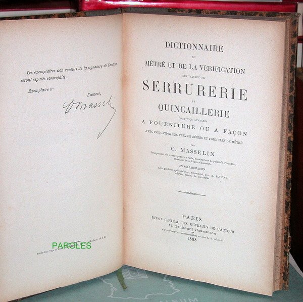 Dictionnaire du métré et de la vérification des travaux de …