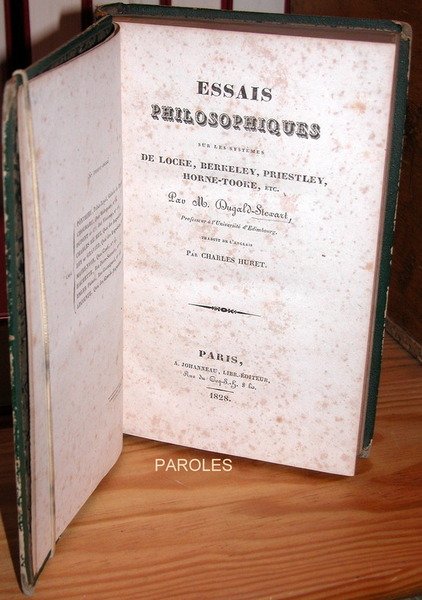 Essais philosophiques sur les systèmes de Locke, Berkeley, Priestley, Horne-Tooke, …