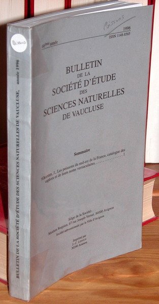 Bulletin de la Société d'étude des sciences naturelles de Vaucluse …