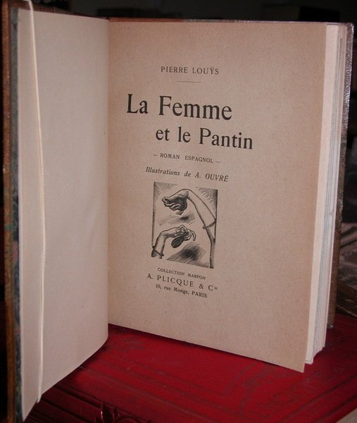 La Femme et le pantin - roman espagnol.