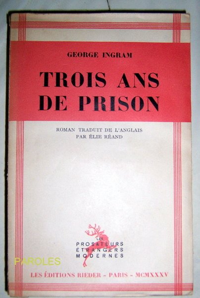 Trois ans de prison (Stir).