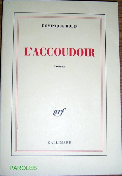 L'Accoudoir.