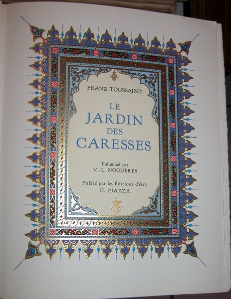 Le Jardin des caresses.