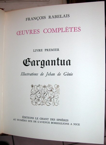 Oeuvres complètes.