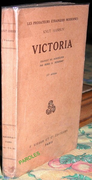 Victoria [+ Zachée + Une tournée de conférences].