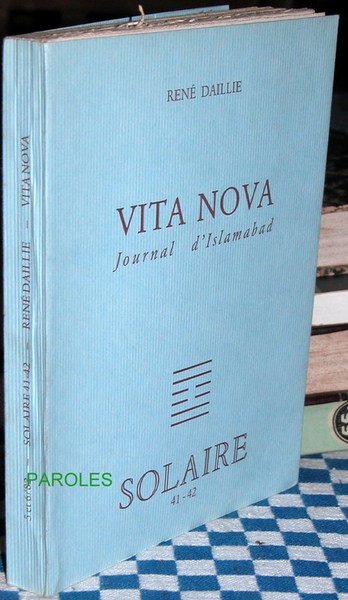 Vita nova - Journal d'Islamabad.