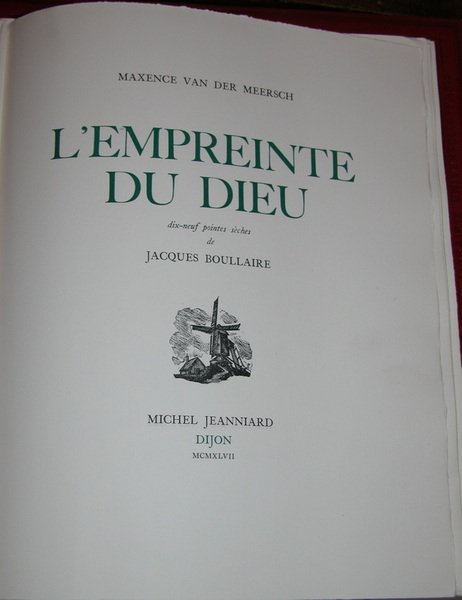 L'Empreinte du dieu.