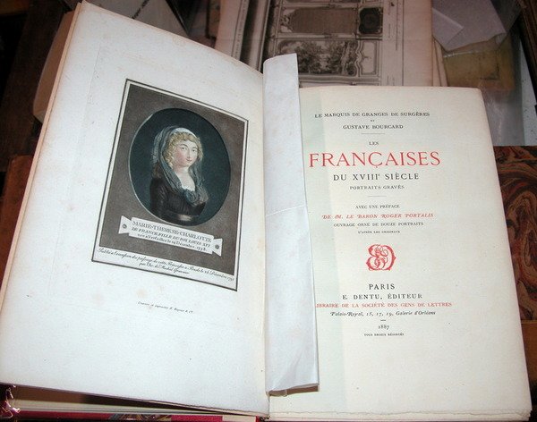 Les Françaises du XVIIIè siècle - portraits gravés.