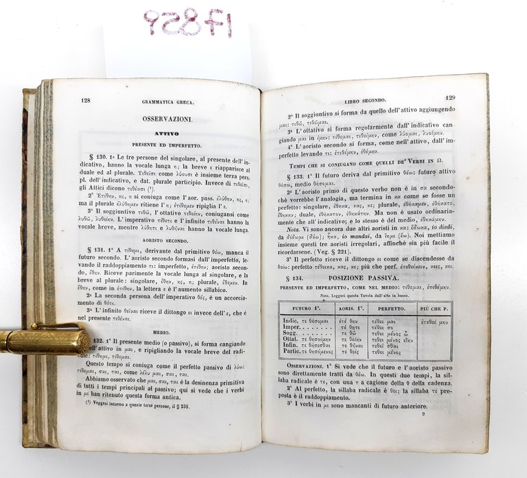 Luigi Burnouf Metodo per studiare la lingua greca 2° ed. …