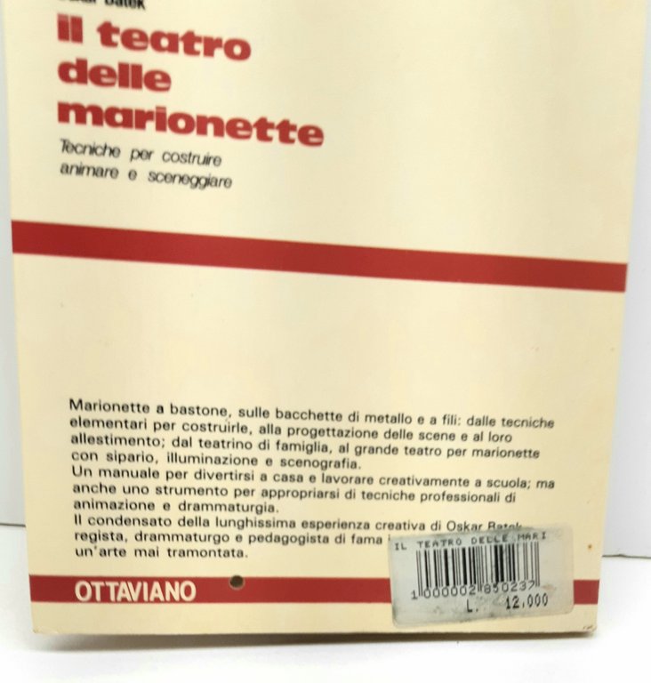 Oskar Batek Il teatro delle marionette Ottaviano 1981