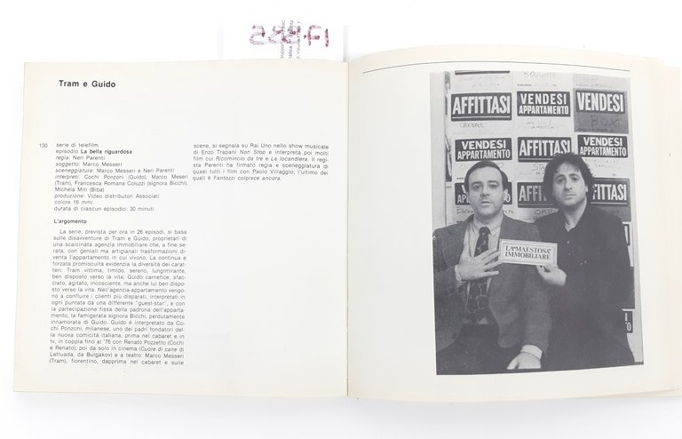 Ernesto G Laura Teleconfronto II° mostra internazionale del telefilm 1984 …