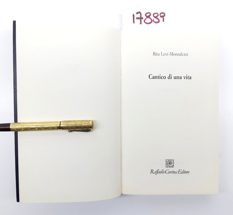 Rita Levi Montalcini Cantico di una vita Cortina 1° edizione …
