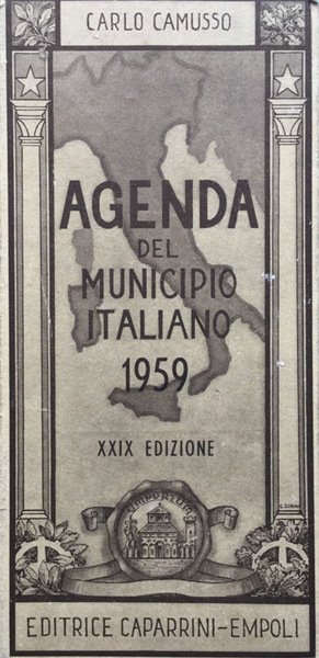 Agenda del Municipio italiano 1959. 29a edizione