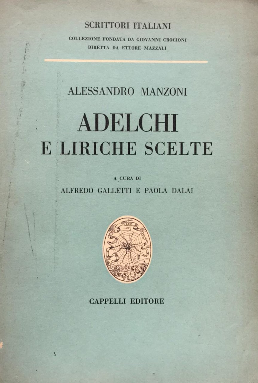 Adelchi e liriche scelte