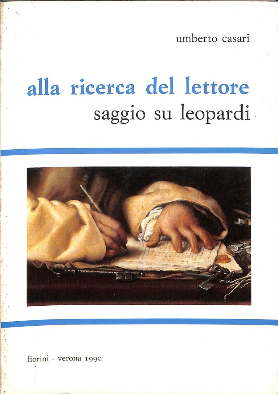 Alla ricerca del lettore : saggio su Leopardi