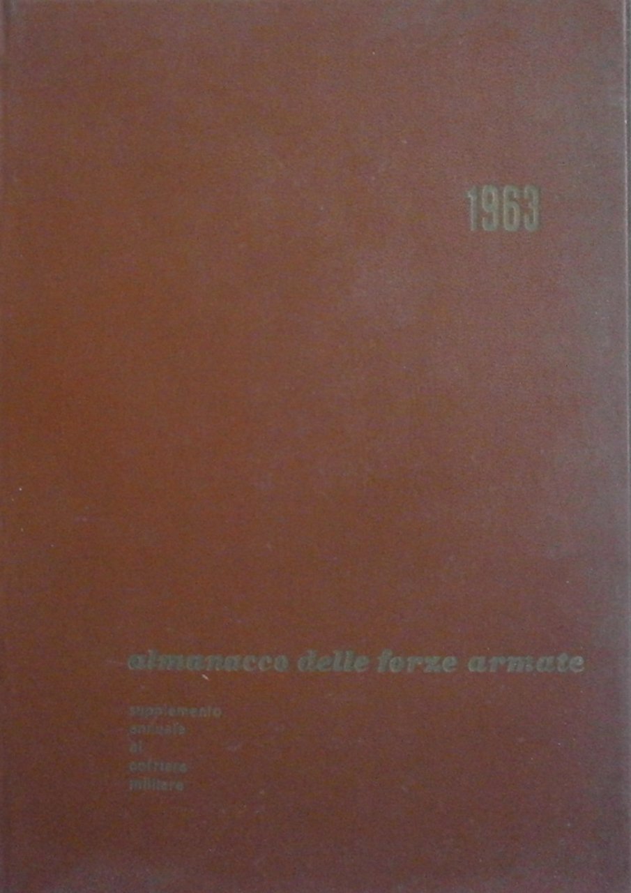 Almanacco delle forze armate 1963