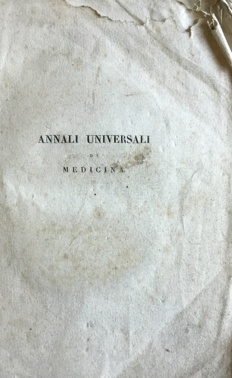 Annali universali di medicina. Volume XLVII anno 1828