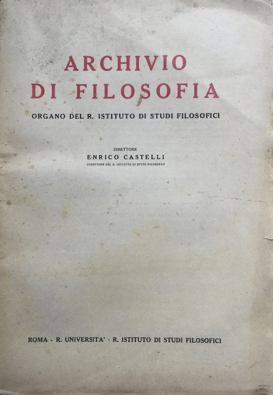 Archivio di Filosofia