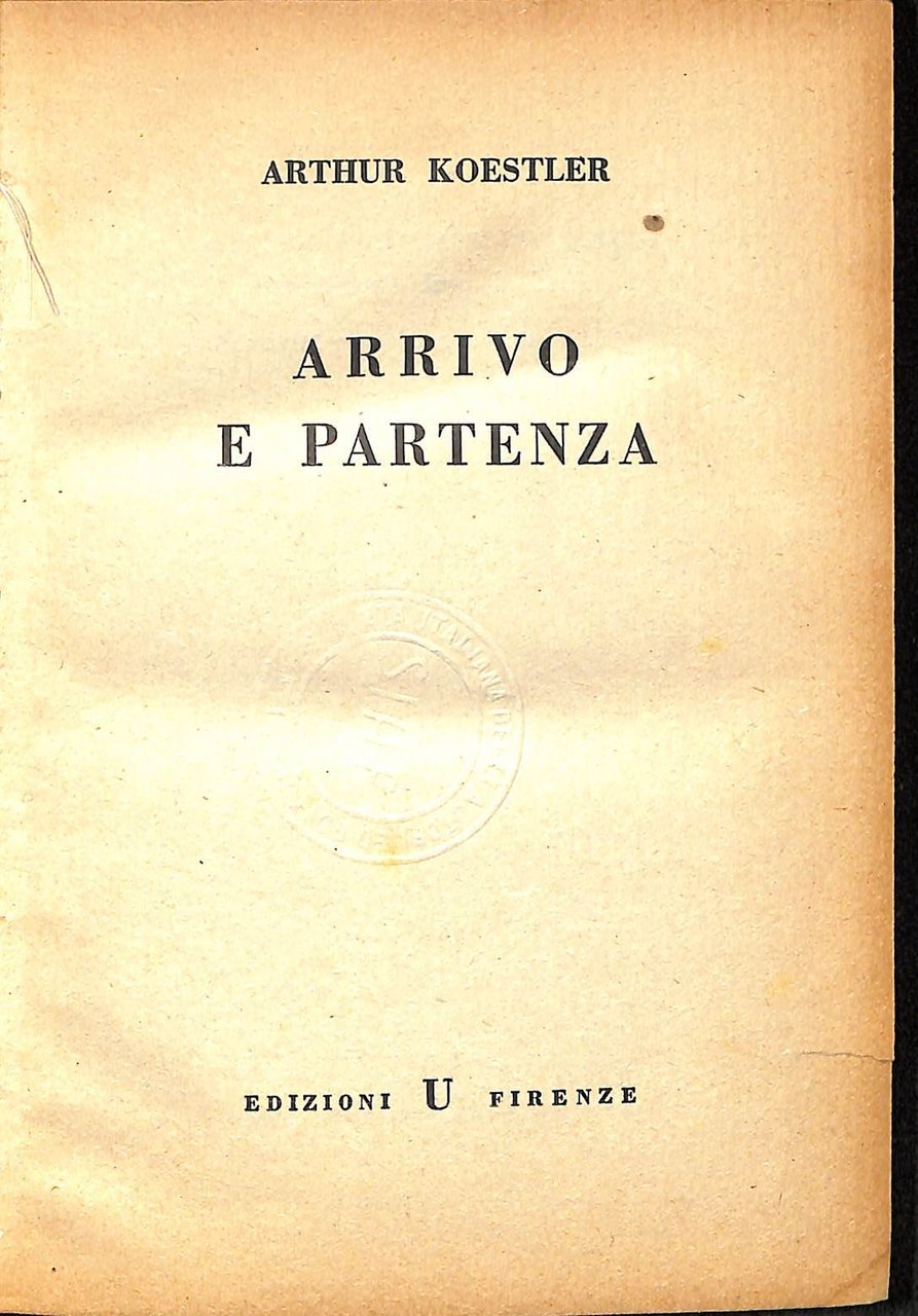 Arrivo e partenza