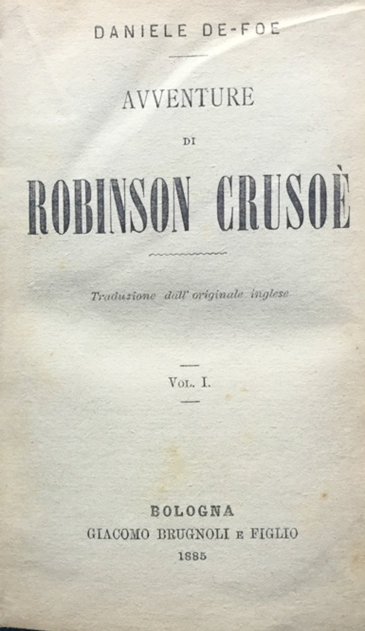Avventure di Robinson Crusue | Immagine principale