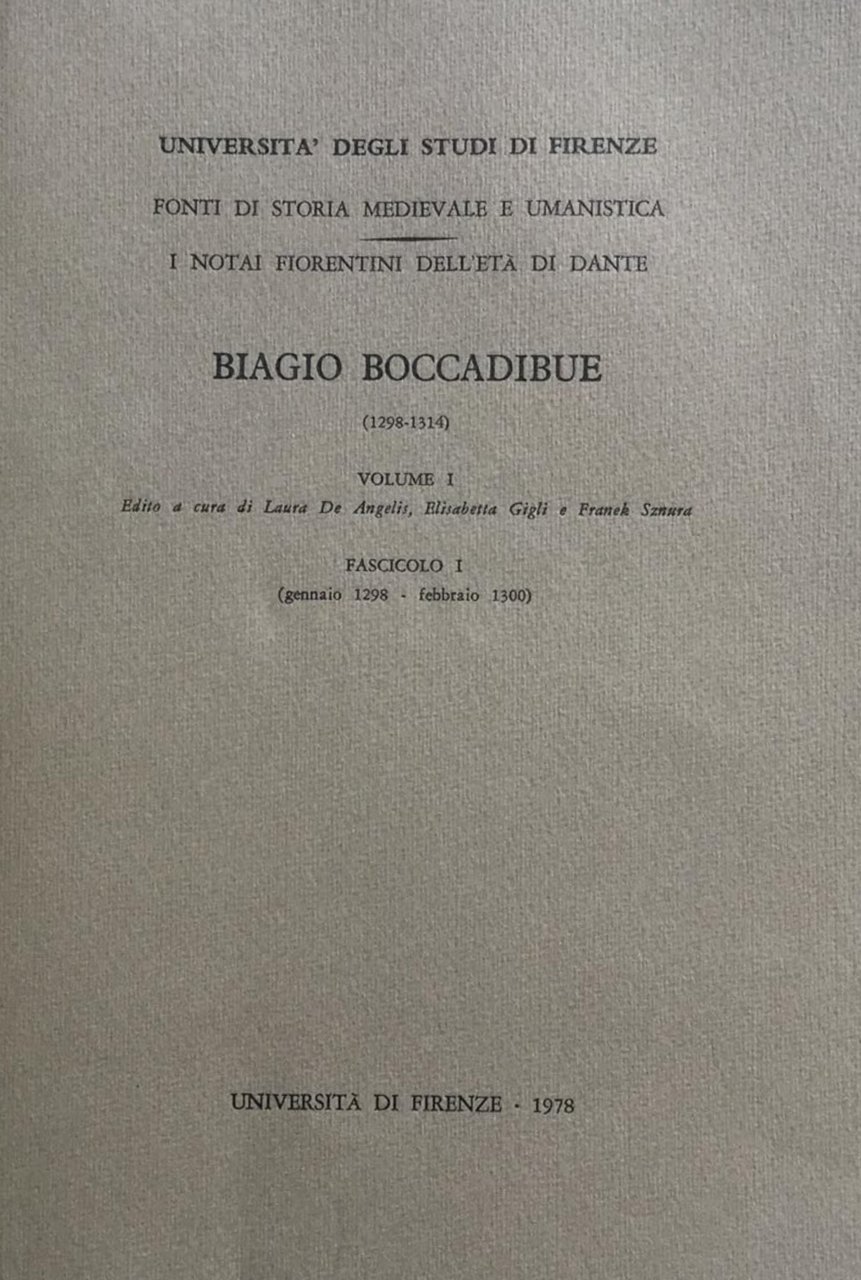 Biagio Boccadibue. Vol.1. Fascicolo 2