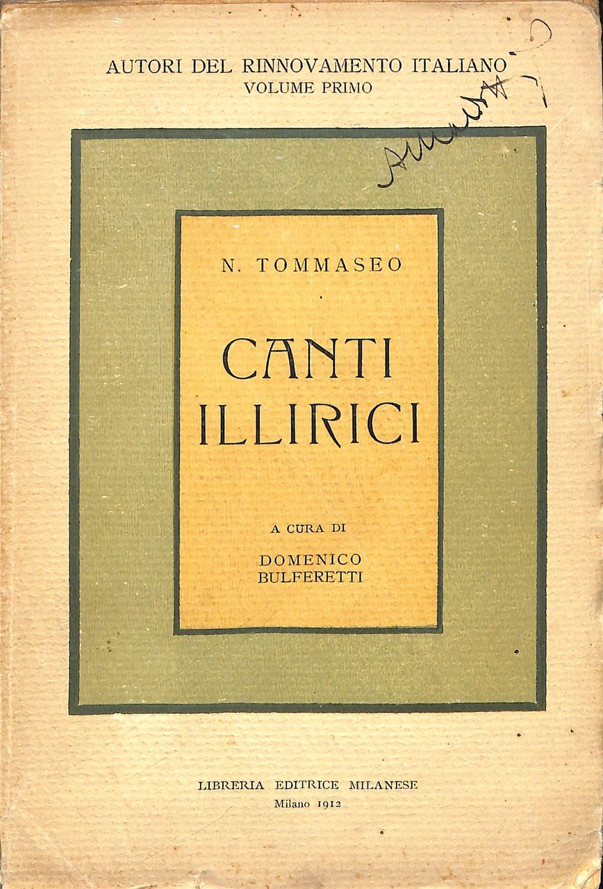 Canti popolari illirici