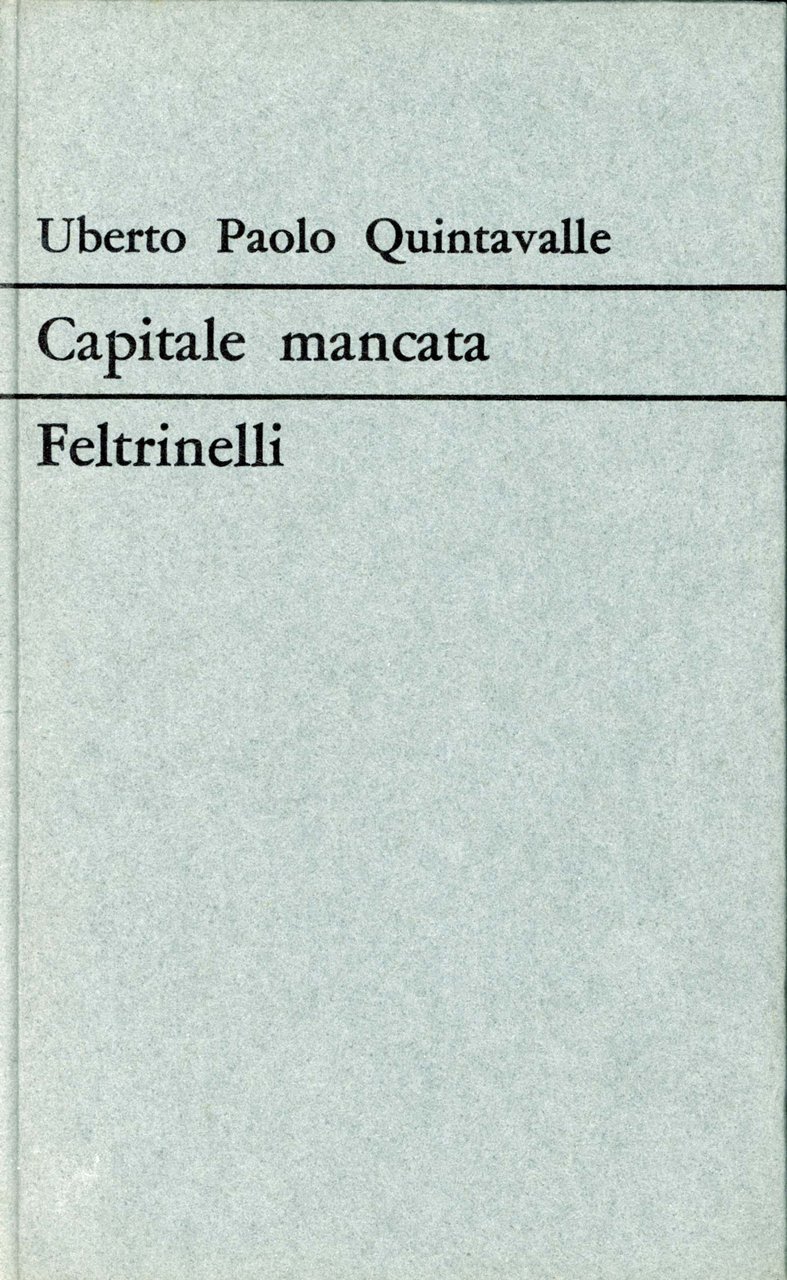 Capitale mancata