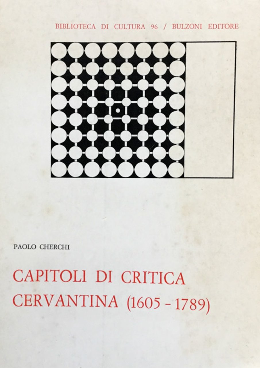 Capitoli di critica cervantina (1605-1789)