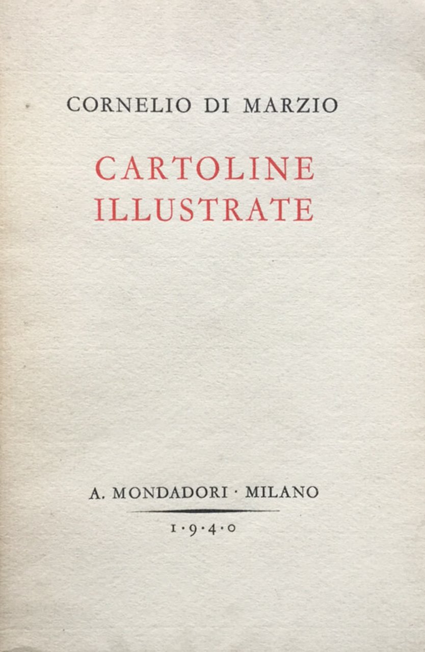 Cartoline illustrate.