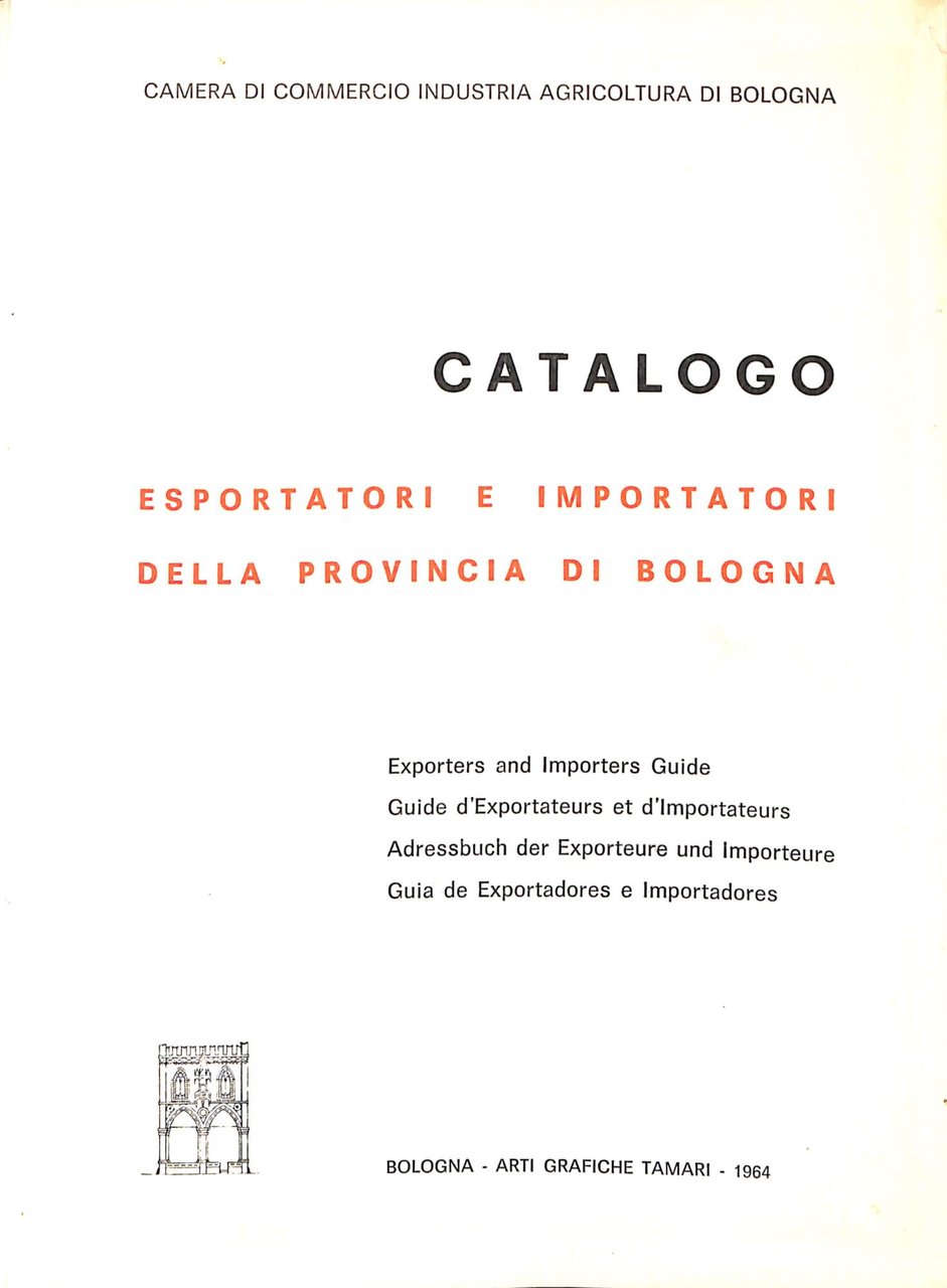 Catalogo esportatori e importatori della Provincia di Bologna
