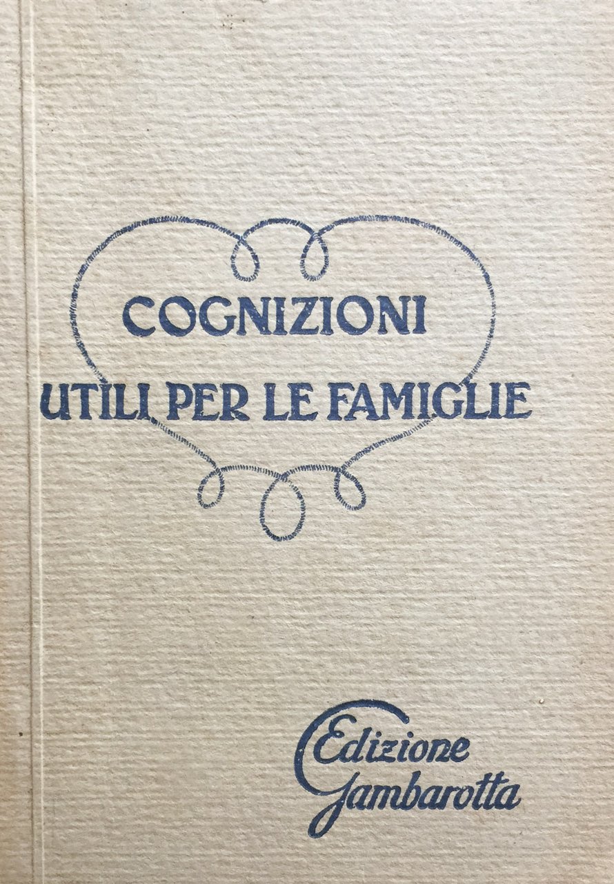 Cognizioni utili per le famiglie