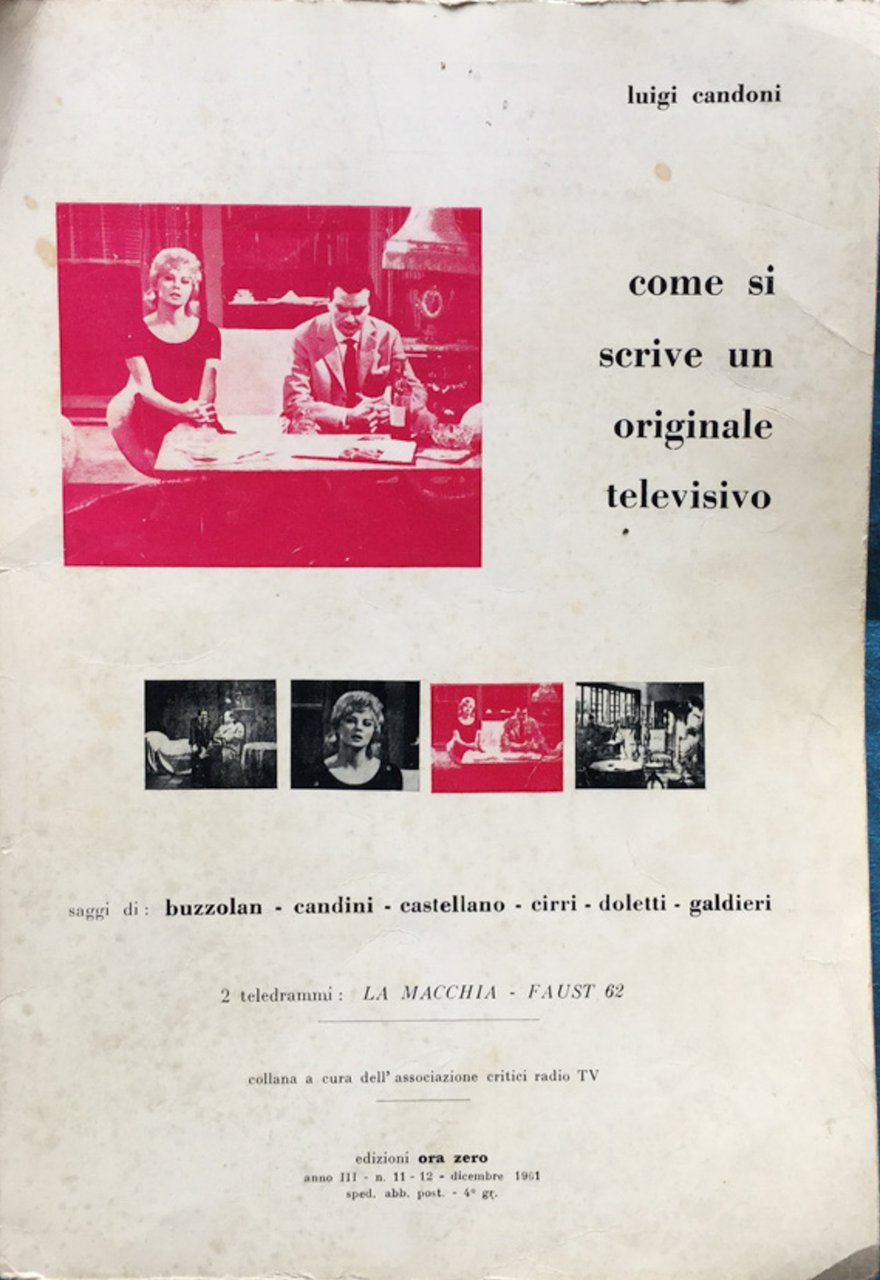 Come si scrive un originale televisivo