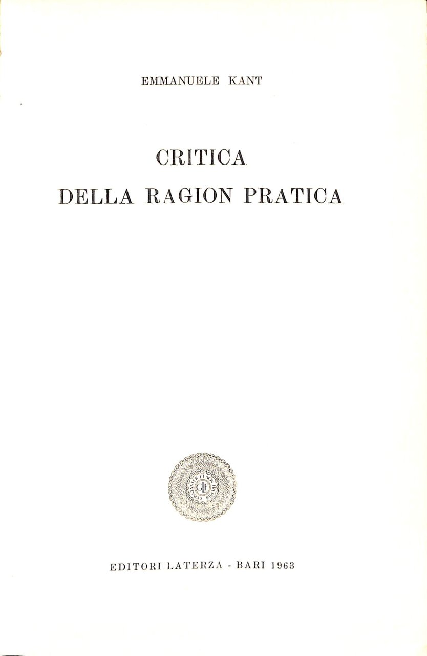 Critica della ragion pratica | Immagine principale
