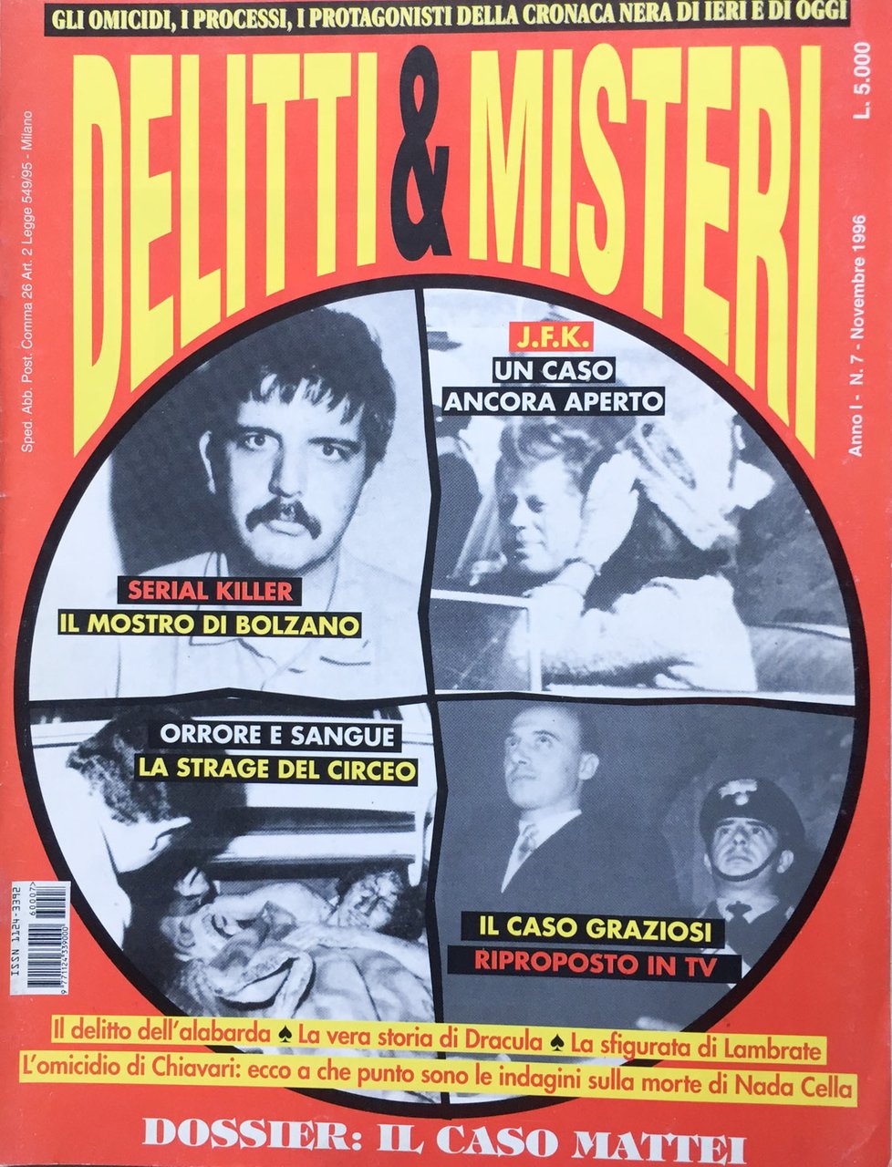 Delitti e misteri. Rivista novembre 1996