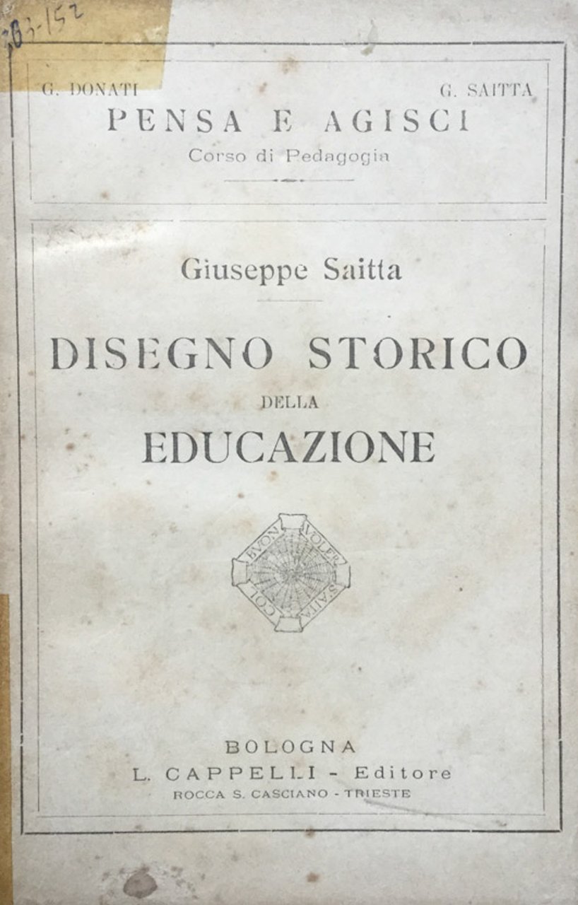 Disegno storico della educazione