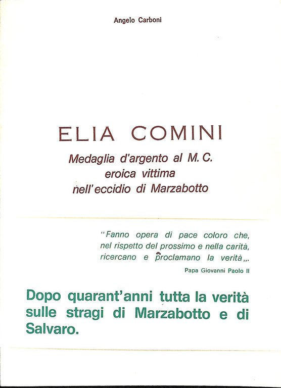 Elia Comini : medaglia d'argento al M.C. eroica vittima nell'eccidio …