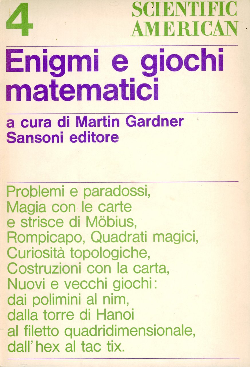 Enigmi e giochi matematici